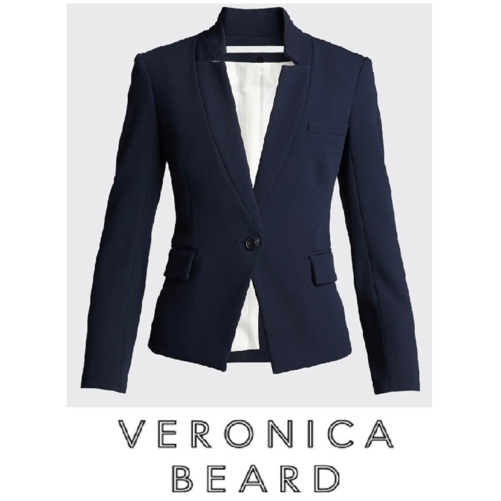 VERONICA BEARD Dickey Jacket FARLEY Navy Blazer